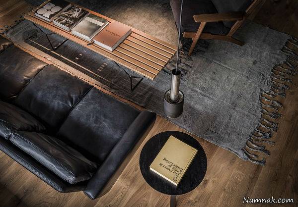 دکوراسیونی شیک با رنگ های تیره دکوراسیون رنگ تیره