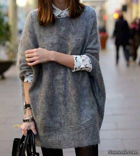 پولیورهای گشاد دخترانه پولیورهای گشاد