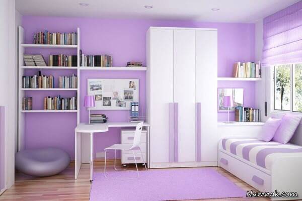 دکوراسیون بنفش