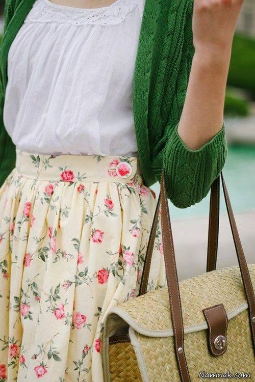 دامن گل گلی