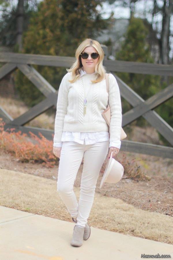 اصول ست کردن لباس سفید رنگ لباس سفید رنگ