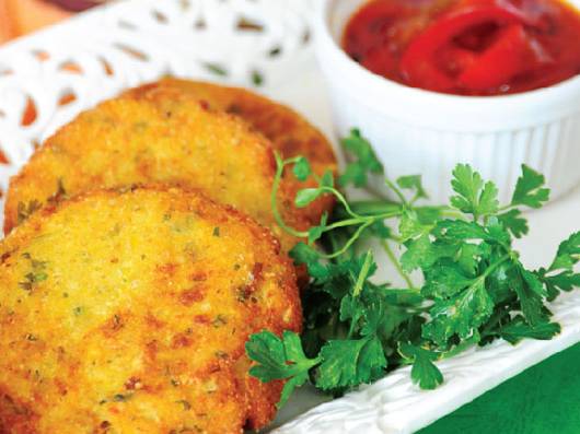 تهیه برگر سیب زمینی و عدس