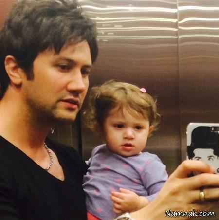 شاهرخ استخری و دخترش