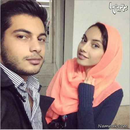 الناز شاکردوست بازیگران ایرانی ترلان پروانه و برادرش