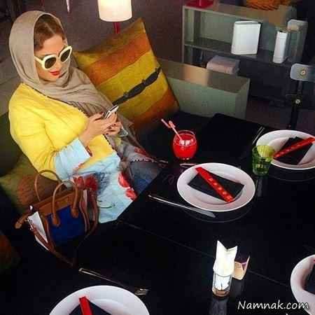 الناز شاکردوست در رستوران