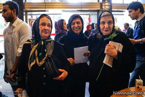 پری امیرحمزه و فریده سپاه منصور در جشن بازیگر پری امیرحمزه و فریده سپاه منصور