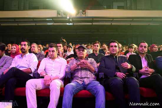 اکبر عبدی در کنسرت حسن ریوندی اکبر عبدی