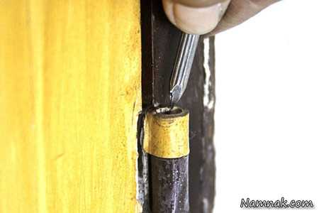 رفع صدای جیرجیر درب رفع صدای جیرجیر درب