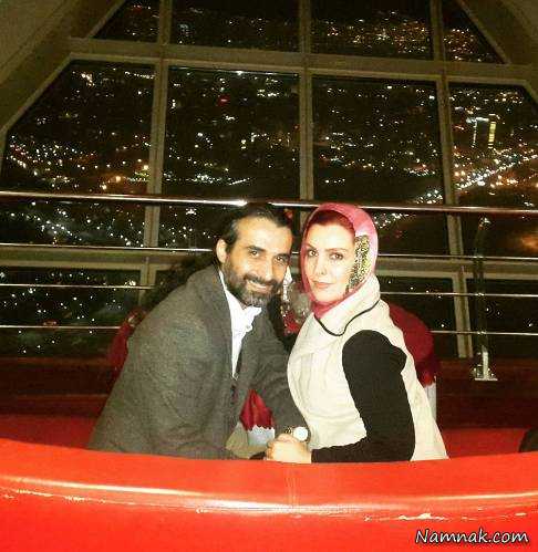 ماهچهره خلیلی و همسرش ماهچهره خلیلی و همسرش