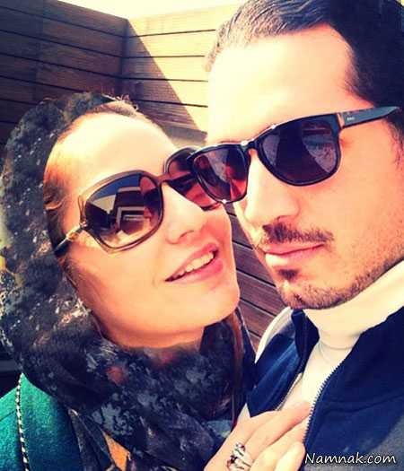 مهناز افشار و همسرش