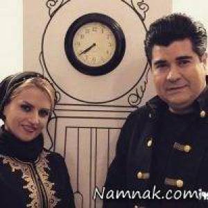 سالار عقیلی و همسرش
