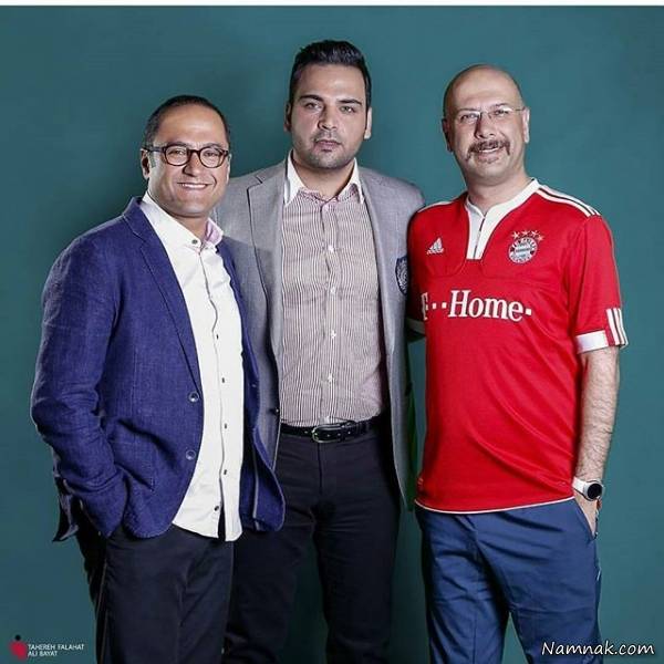 احسان علیخانی در کنار محمد بحرانی و رامبد جوان 