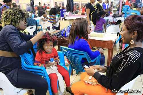 آرایشگاه زنانه در آفریقا