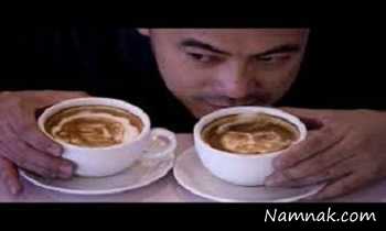 عکس های ماندگار روی قهوه