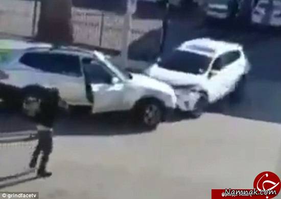 دعوای عجیب و شدید دو زن بر سر جای پارک! + تصاویر جای پارک