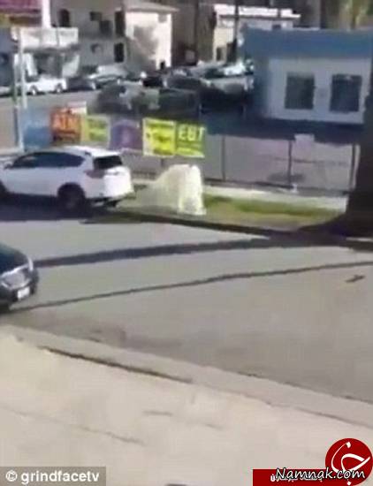 دعوای عجیب و شدید دو زن بر سر جای پارک! + تصاویر جای پارک