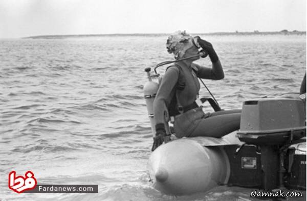 همسر سوم رضا شاه غواصی فرح دیبا