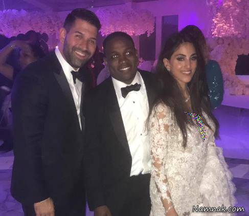 نازنین جعفریان به همراه همسرش نازنین جعفریان