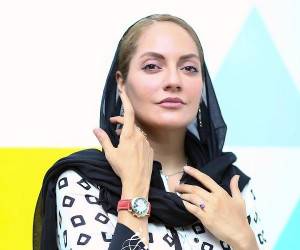 مهناز افشار و پدر شوهرش