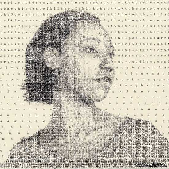 ابتکار جالب پرتره های زیبا