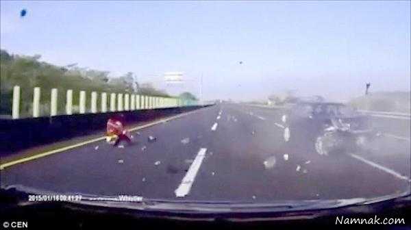 پرت شدن از ماشین