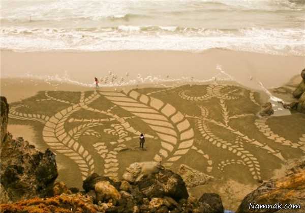 شن های ساحل