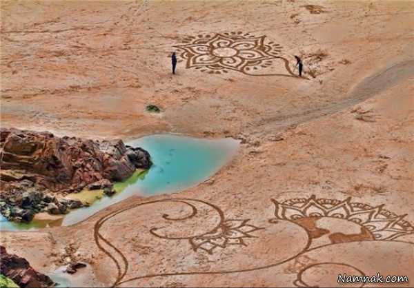 شن های ساحل