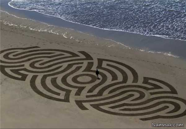 شن های ساحل