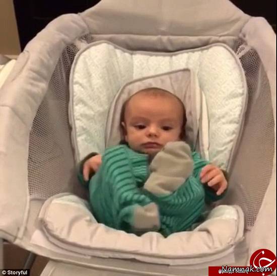 نوزاد بامزه