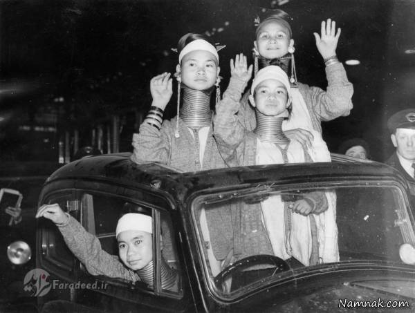 زنان گردن زرافه ای زنان گردن دراز