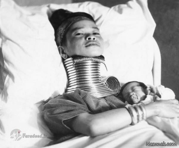 زنان گردن زرافه ای زنان گردن دراز