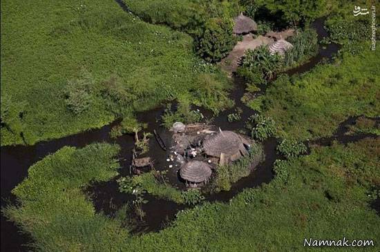 زندگی بر روی باتلاق در سودان باتلاق