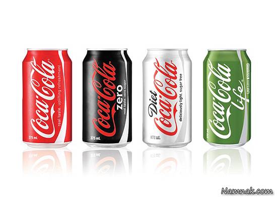 تغییر رنگ قوطی نوشابه کوکاکولا پس از 130 سال+عکس نوشابه کوکاکولا