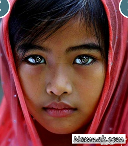 انسان هایی با چشمان زیبا و خیره کننده + عکس چشمان زیبا