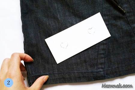 طراحی روی دامن