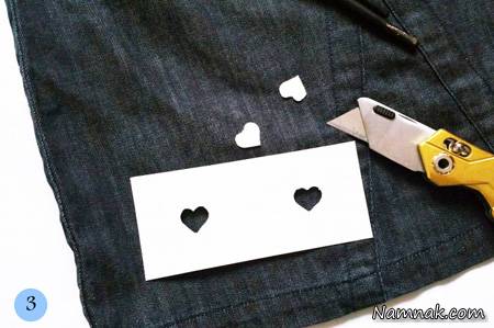 طراحی روی دامن