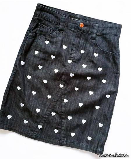 طراحی روی دامن