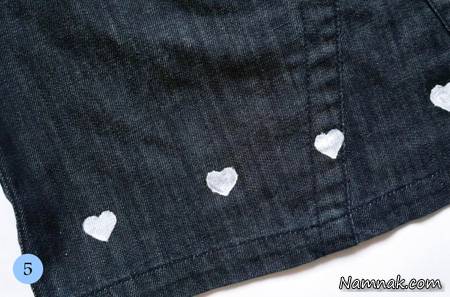 طراحی روی دامن