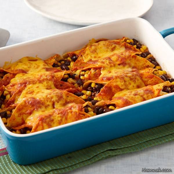 اینچیلادای لوبیا اینچیلادا