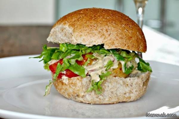 مینی چیکن برگر