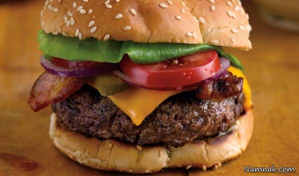 ساندویچ همبرگر ساندویچ