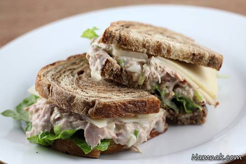 ساندویچ ماهی تن ساندویچ