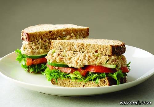 طرز تهیه ساندویج ماهی تن با کرفس ساندویج ماهی تن با کرفس