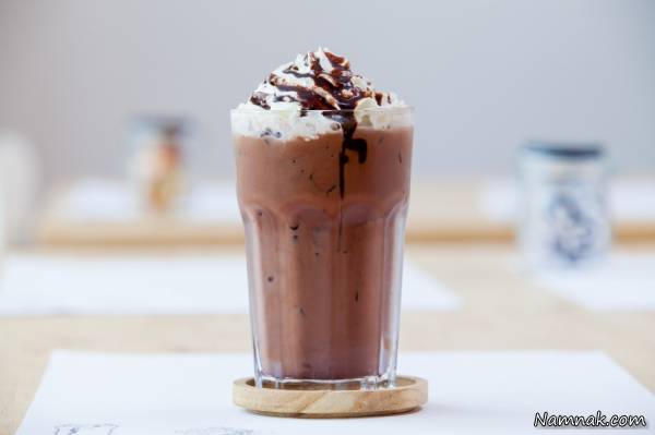 طرز تهیه شیر کاکائو با بستنی شیر کاکائو با بستنی