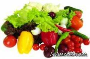 سبزیجات بدون سس