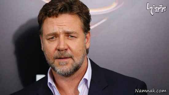 راسل کرو هنرپیشه دیوانه که شهرت زیادی دارد