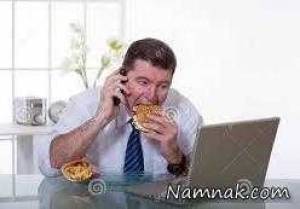 غذا خوردن در محل کار