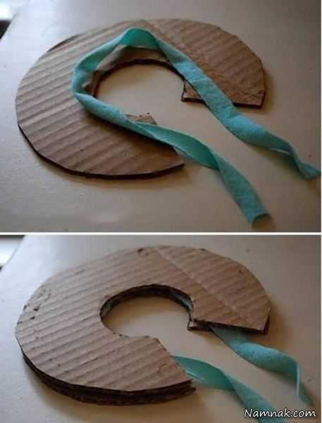 آموزش ساخت آویزهای تزئینی با پارچه