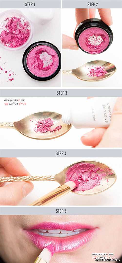 روش های استفاده از قاشق در امور آرایشی