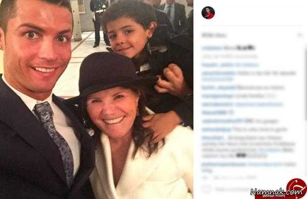 عکس شخصی کریس رونالدو در اینستاگرام